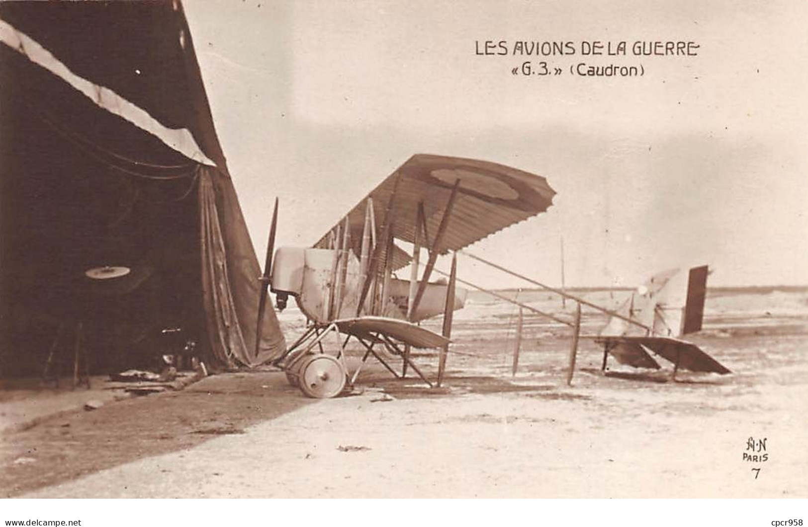 Aviation - N°73577 - Les Avions De La Guerre - G.3. Caudron - 1914-1918: 1st War