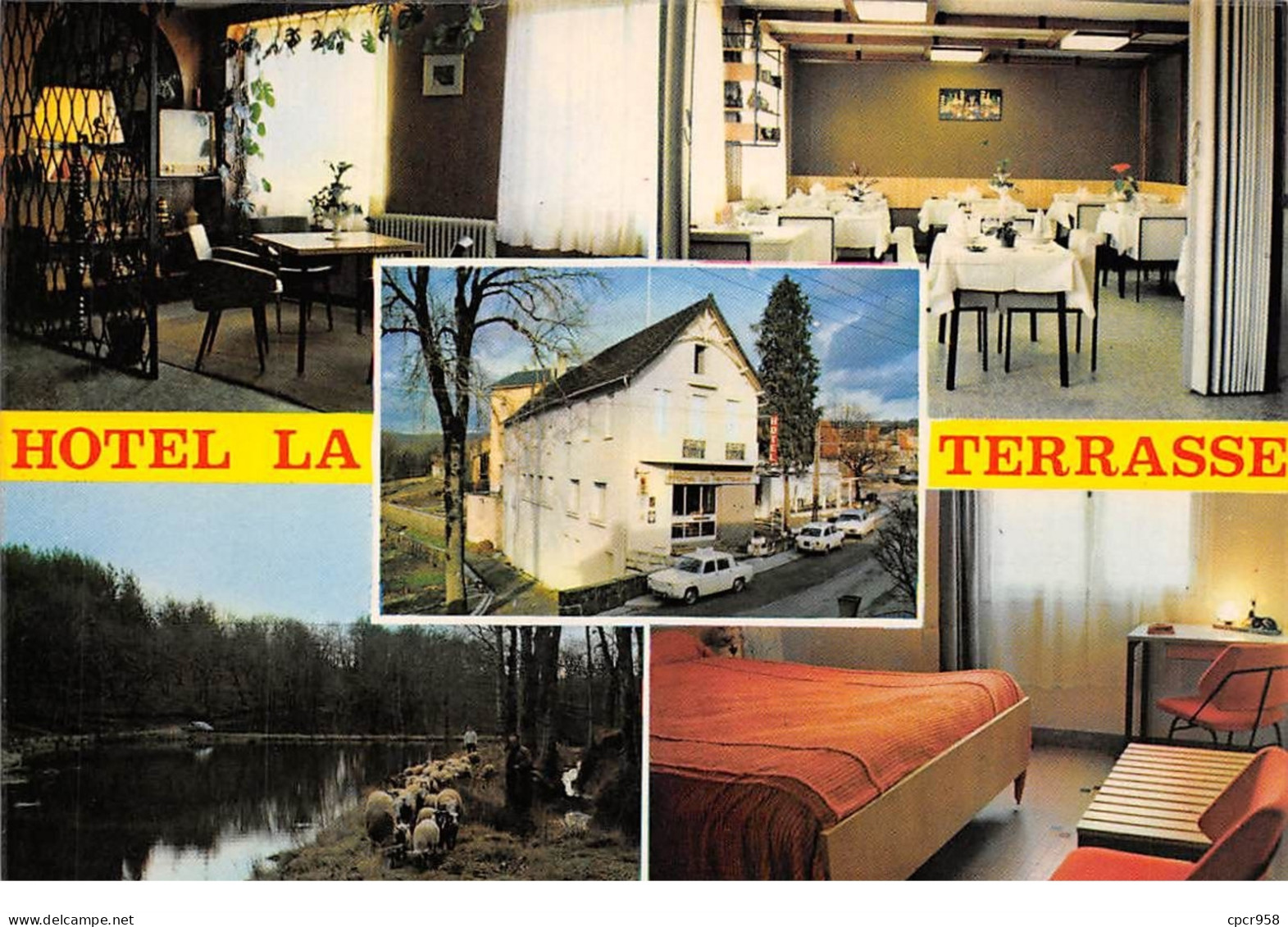 46.AM10742.La Capelle Marival.Hôtel La Terrasse.Edit Bellaflor.1489 A.CPSM 15x10 Cm - Lacapelle Marival
