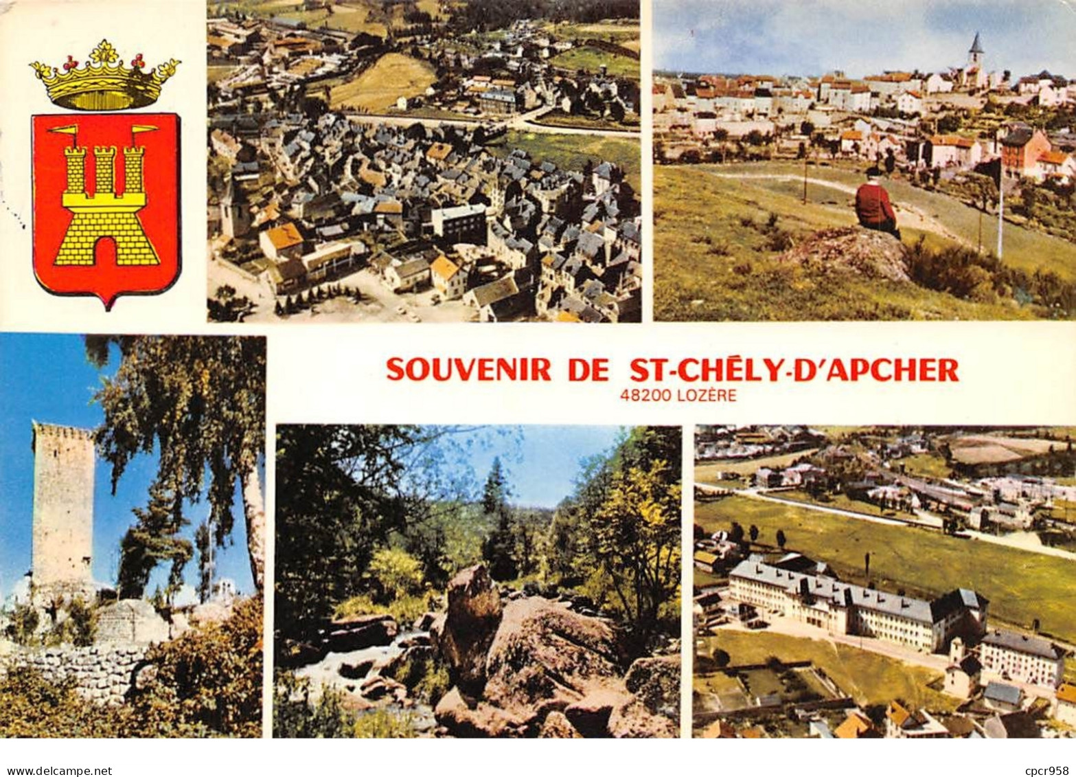 48.AM10759.Saint-Chély-d'Apcher.Vue Générale.Edit Pignide.41.CPSM 15x10 Cm - Saint Chely D'Apcher