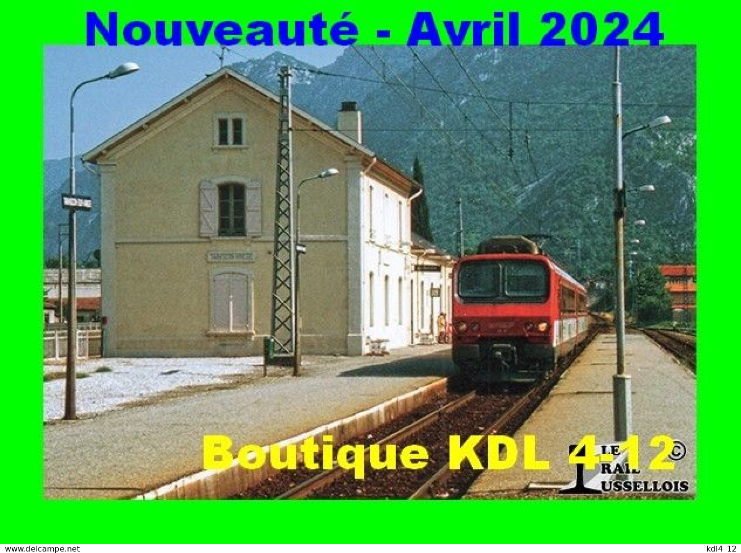 RU 2155 - Automotrice Z 7386 En Gare - TARASCON-SUR-ARIEGE - Ariège - SNCF - Stazioni Con Treni