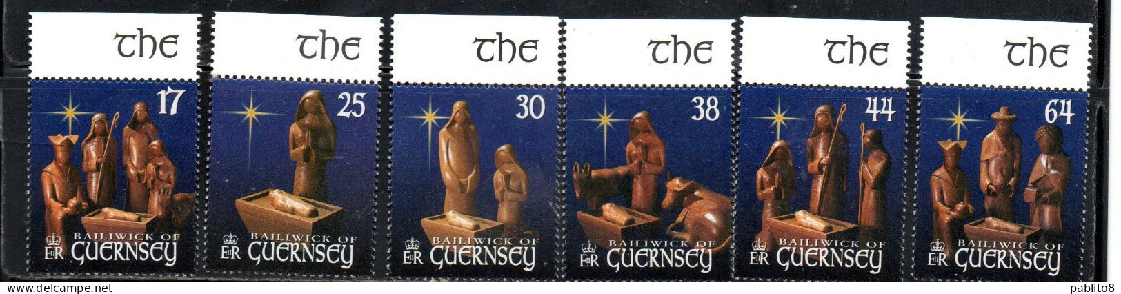 GUERNSEY GUERNESEY 1999 CHRISTMAS NATALE NOEL WEIHNACHTEN NAVIDAD NATAL COMPLETE SET SERIE COMPLETA MNH - Guernsey