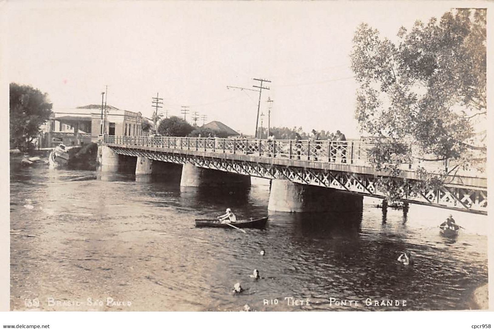 Brésil - N°73930 - SAO PAULO - Rio Tieté - Ponte Grande - São Paulo