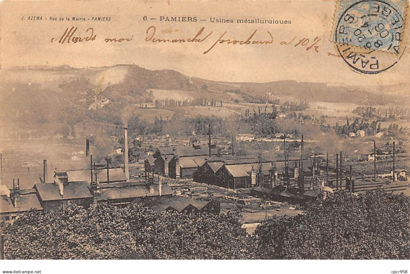 09 - N°75733 - PAMIERS - Usines Métallurgique - Pamiers