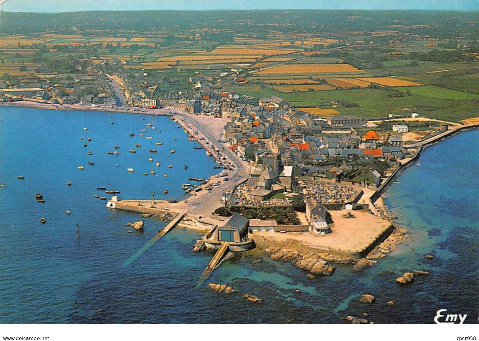 50.AM10794.Barfleur.Vue Générale.Edit Le Goubey.10534.CPSM 15x10 Cm - Barfleur