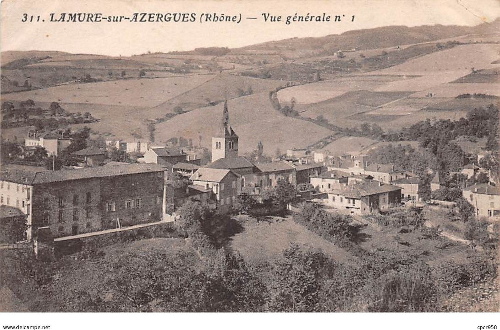 69 - N°74352 - LAMURE-SUR-AZERGUES - Vue Générale N°1 - Lamure Sur Azergues