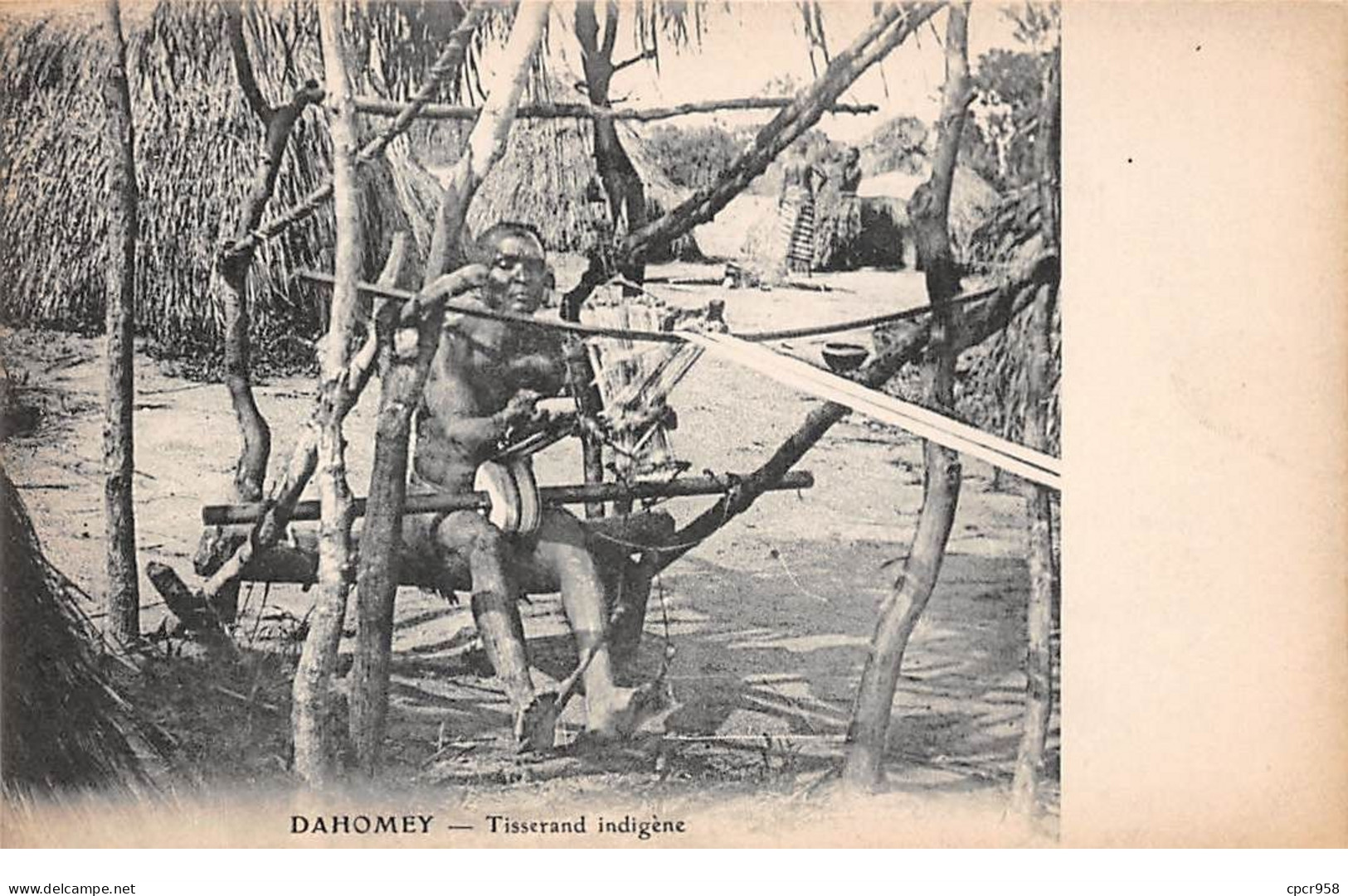 Dahomey - N°76151 - Tisserand Indigène - Dahome