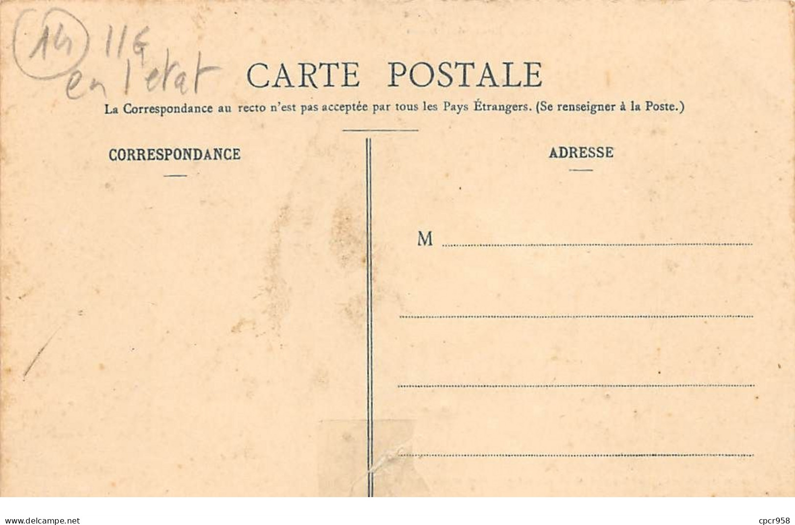 14 - N°75264 - ORBEC - Route De Lisieux - Carte Vendue En L'état - Orbec