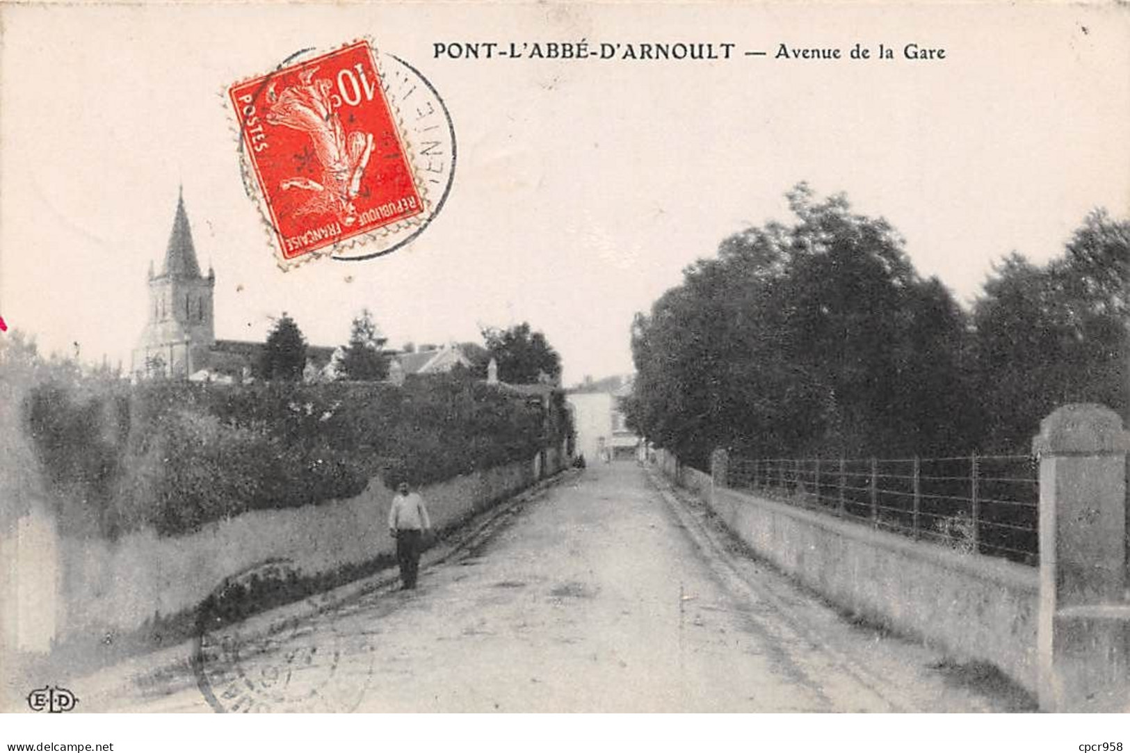 17 - N°74056 - PONT-L'ABBE-D'ARNOULT - Avenue De La Gare - Pont-l'Abbé-d'Arnoult