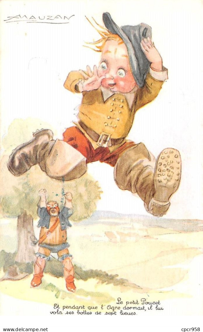 Illustrateur - N°76515 - L.A. Mauzan - Le Petit Poucet - Et Pendant Que L'ogre Dormait ... - Mauzan, L.A.