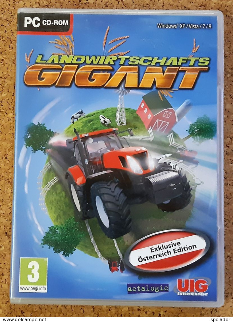 Landwirtschafts Gigant-PC CD-ROM-PC Game-2012 - PC-Spiele