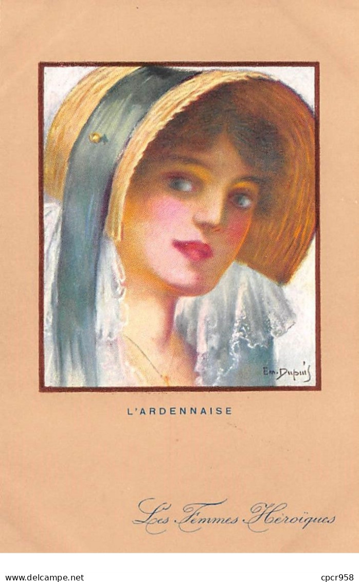 Illustrateur - N°76440 - Emile Dupuis - Les Femmes Héroïques N°38 - L'Ardennaise - Dupuis, Emile