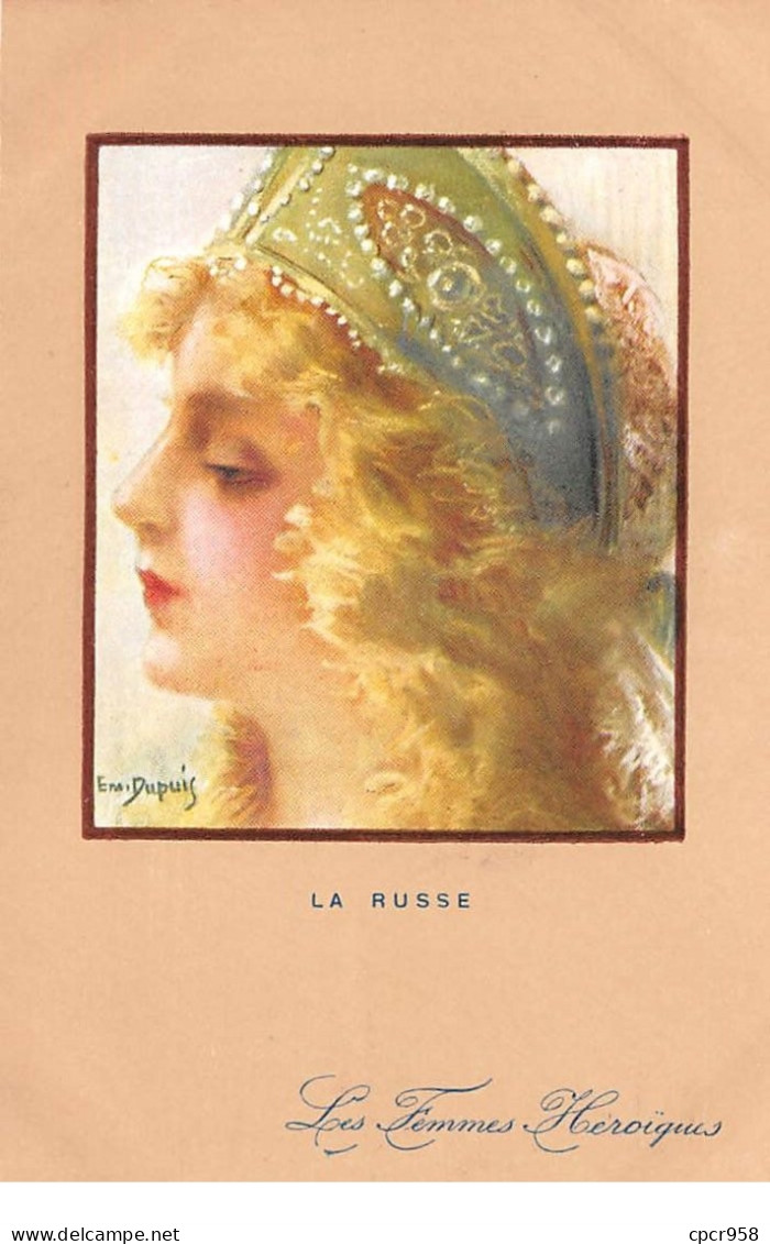 Illustrateur - N°76443 - Emile Dupuis - Les Femmes Héroïques N°40 - La Russe - Dupuis, Emile