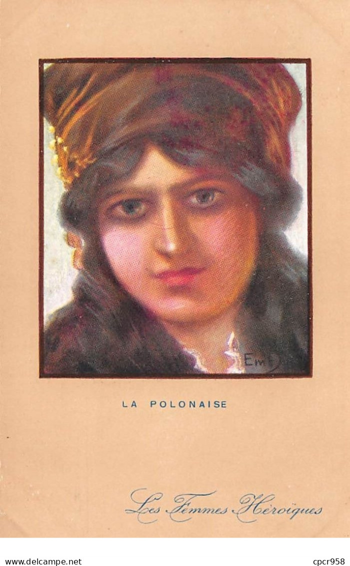 Illustrateur - N°76437 - Emile Dupuis - Les Femmes Héroïques N°45 - La Polonaise - Dupuis, Emile