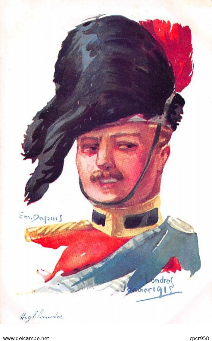 Illustrateur - N°74634 - Emile Dupuis N°6 - Highlander - Londres Janvier 1915 - Dupuis, Emile