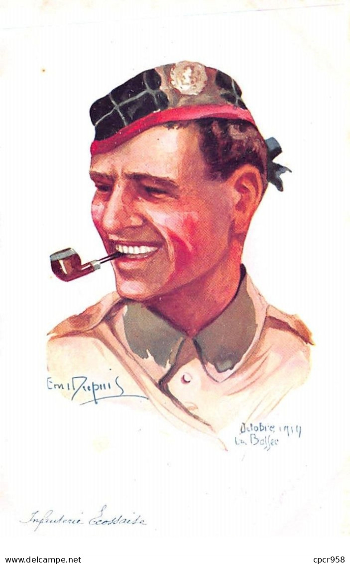 Illustrateur - N°74636 - Emile Dupuis N°10 - Infanterie écossaise - La Bassée Octobre 1914 - Dupuis, Emile