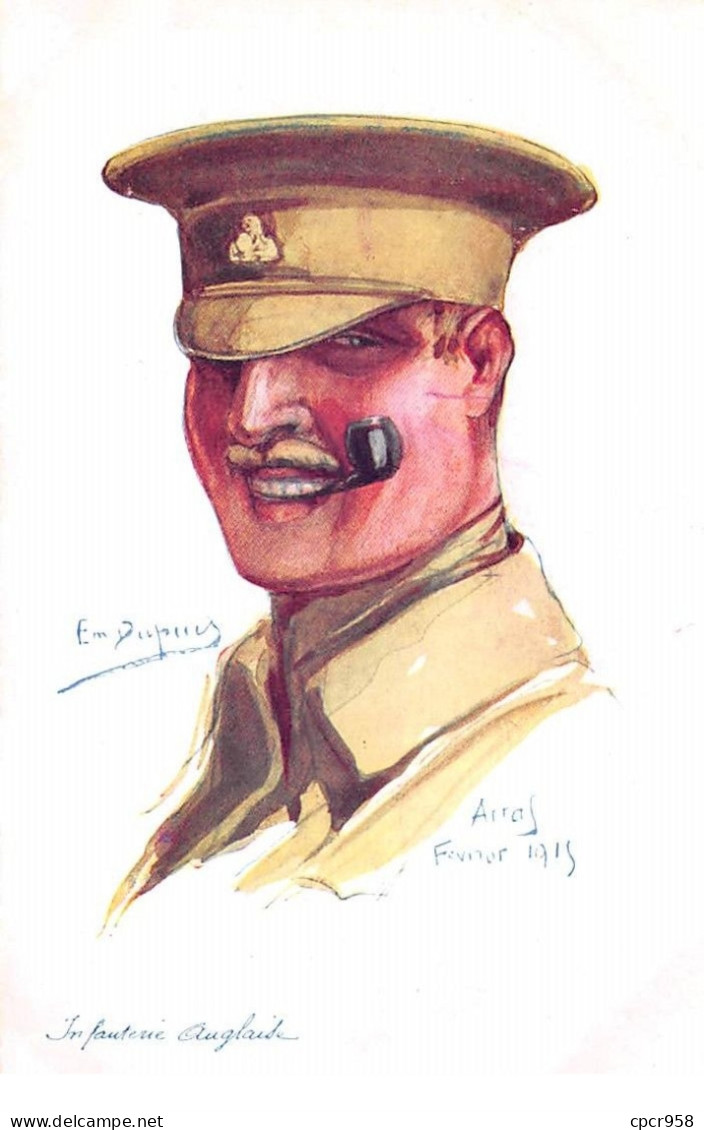 Illustrateur - N°74635 - Emile Dupuis N°9 - Infanterie Anglaise - Arras Février 1915 - Dupuis, Emile