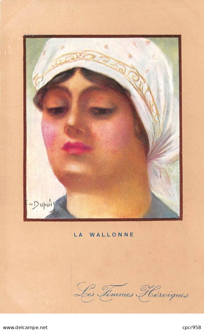 Illustrateur - N°76436 - Emile Dupuis - Les Femmes Héroïques N°42 - La Wallonne - Dupuis, Emile