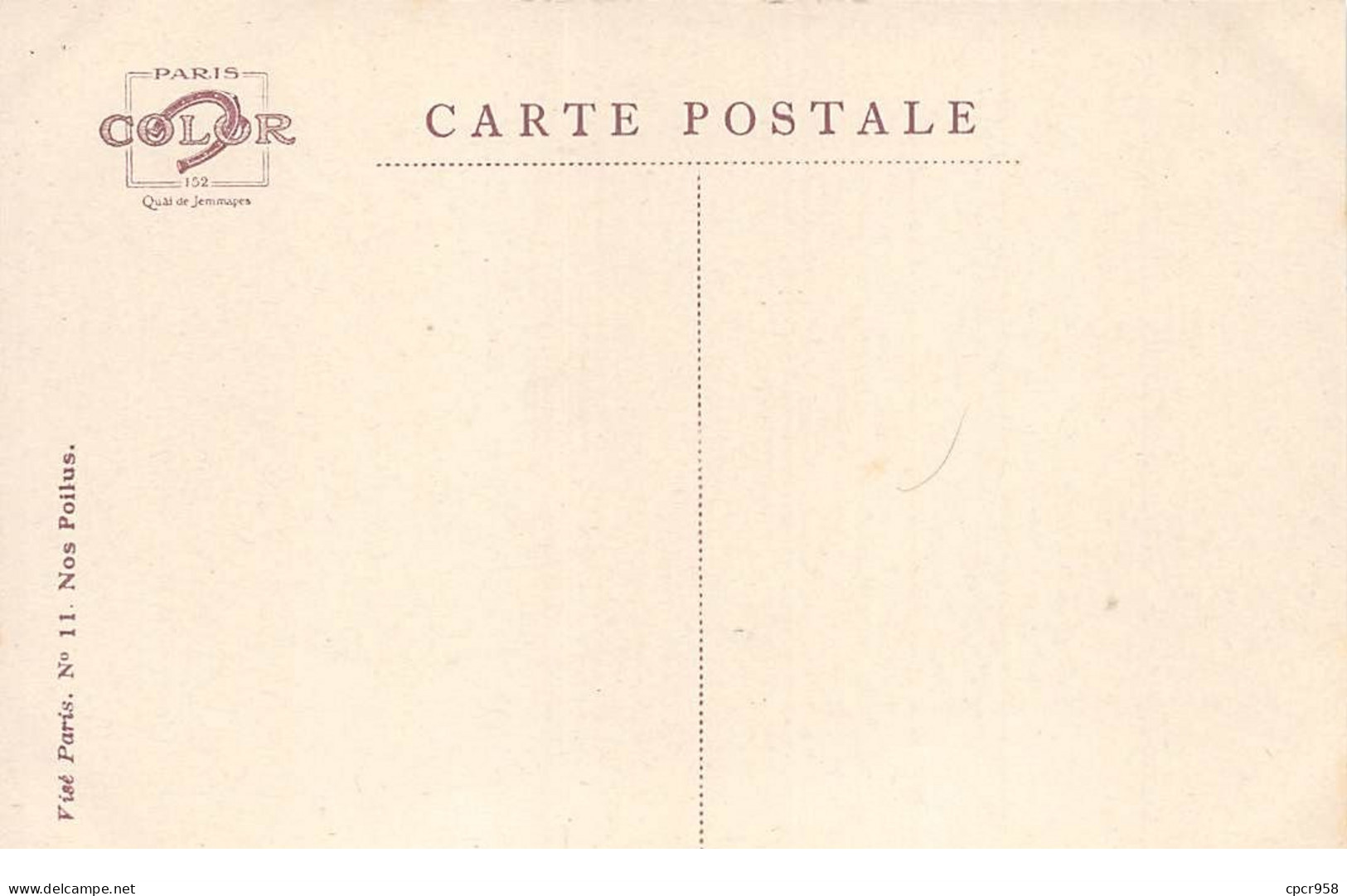 Illustrateur - N°74606 - Emile Dupuis N°11 Nos Poilus - Raniscrapule  Novembre 1914 - Dupuis, Emile