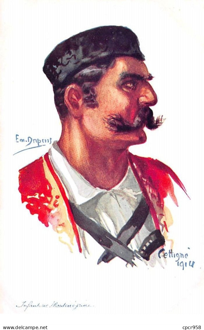 Illustrateur - N°74600 - Emile Dupuis N°7 - Infanterie Monténégrine - Dupuis, Emile