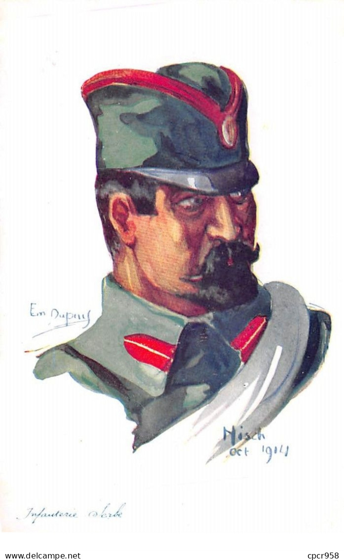 Illustrateur - N°74597 - Emile Dupuis N°3 - Infanterie Serbe - Dupuis, Emile