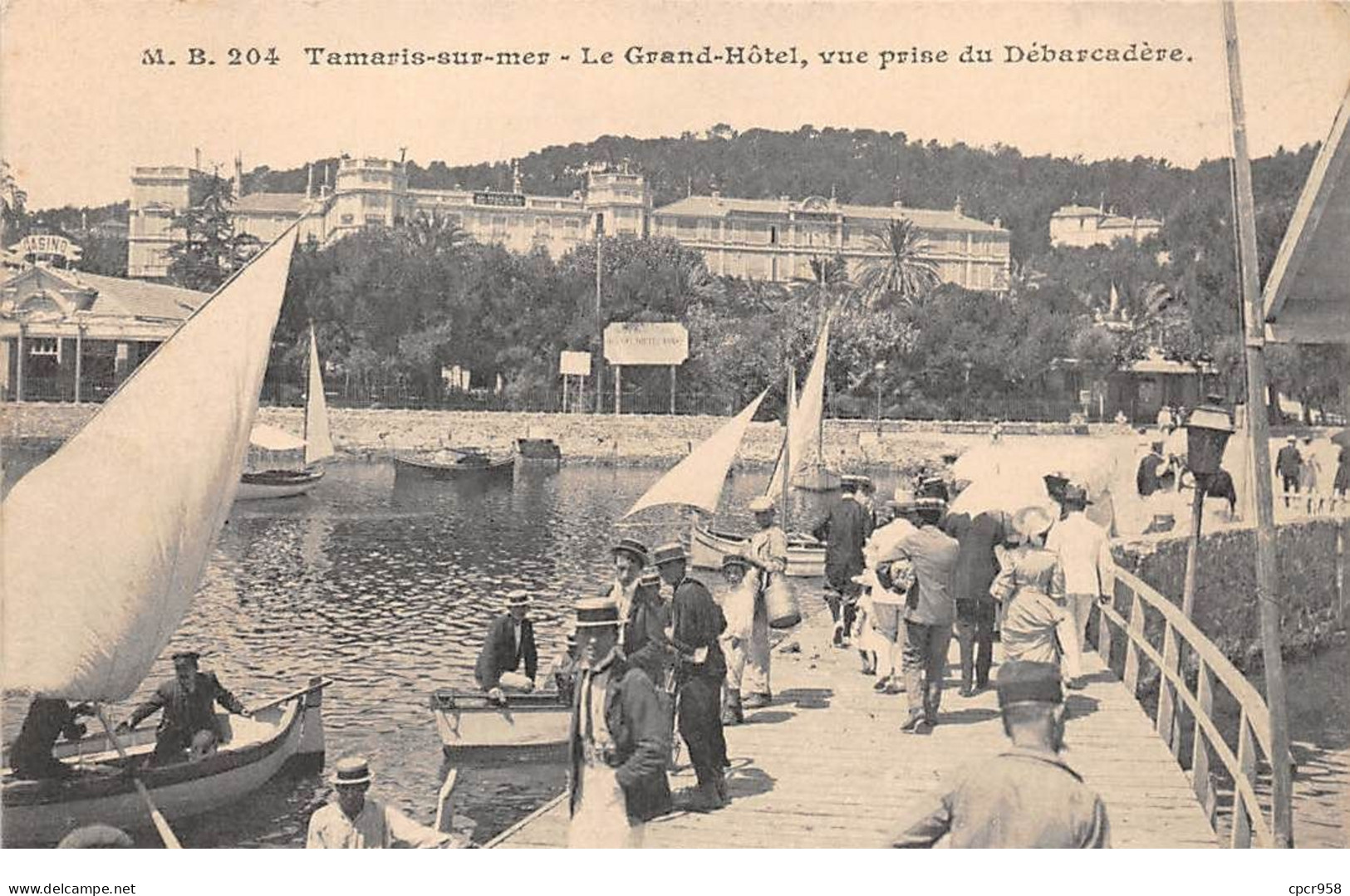 83 - N°75537 - TAMARIS-SUR-MER - Le Grand Hôtel, Vue Prise Du Débarcadère - Tamaris