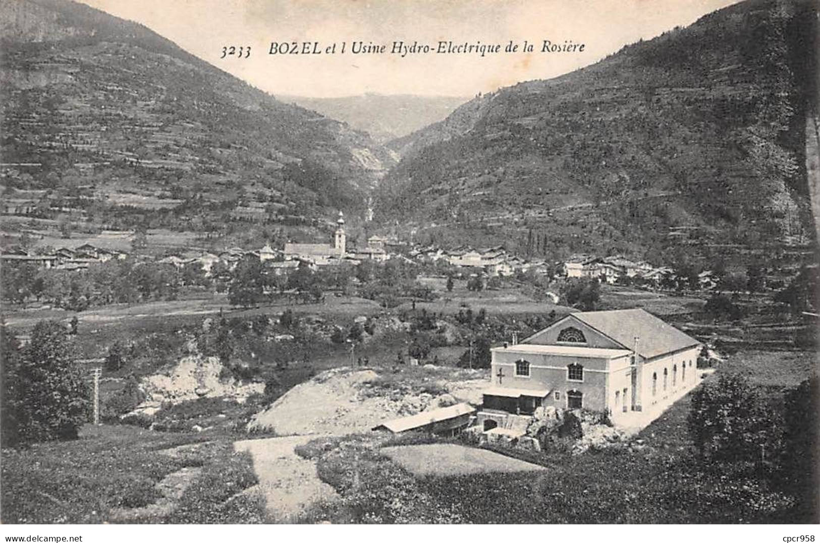 73 - Bozel  - SAN21013 - Usine Hydro Electrique De La Rosière - Bozel