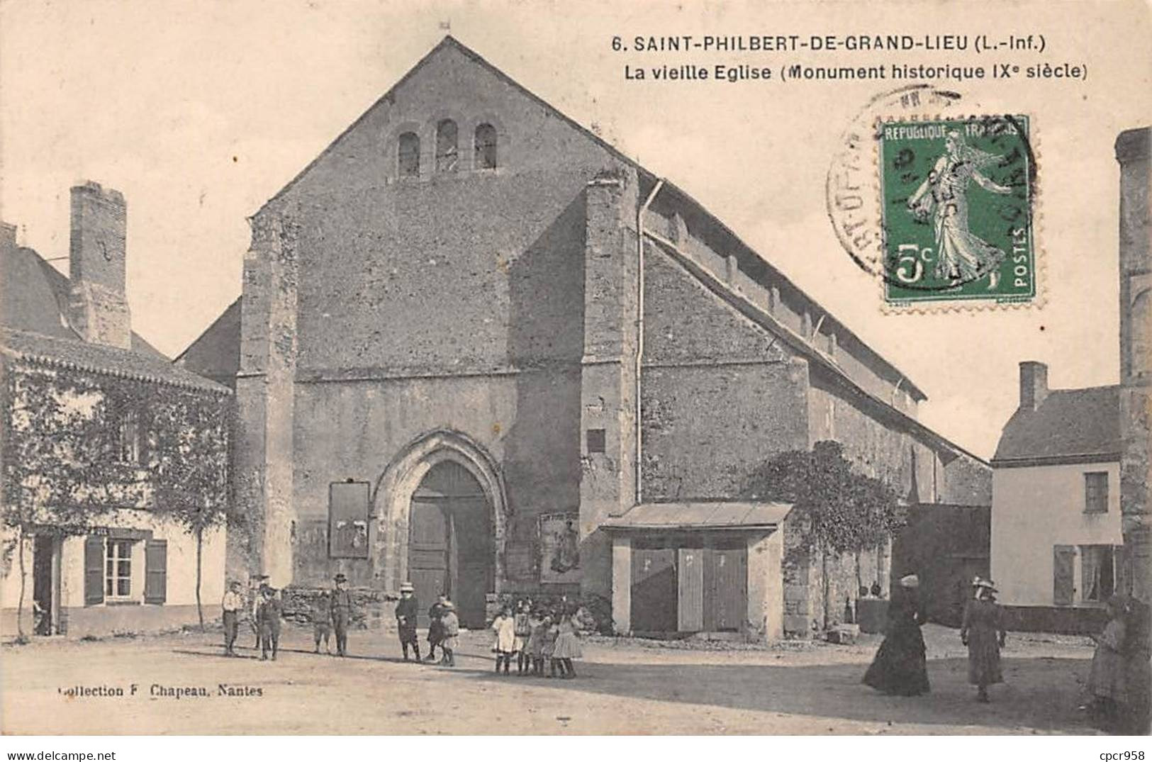 44 - Saint Philibert De Grand Lieu - SAN20559 - La Vieille Eglise (Monument Historique IXème) - Saint-Philbert-de-Grand-Lieu