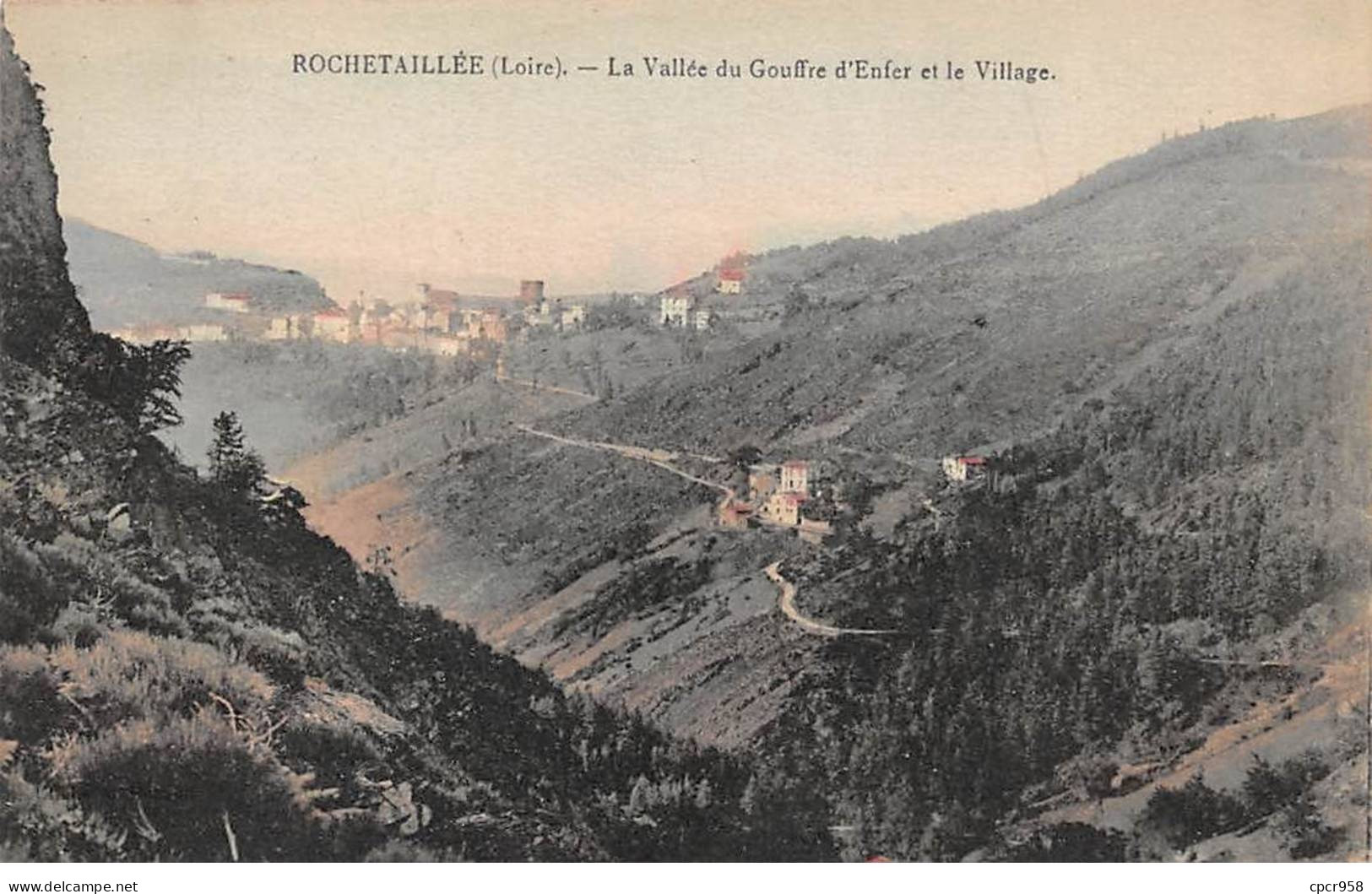 42 - Rochetaillée - SAN20530 - La Vallée Du Gouffre D'Enfer Et Le Village - Rochetaillee