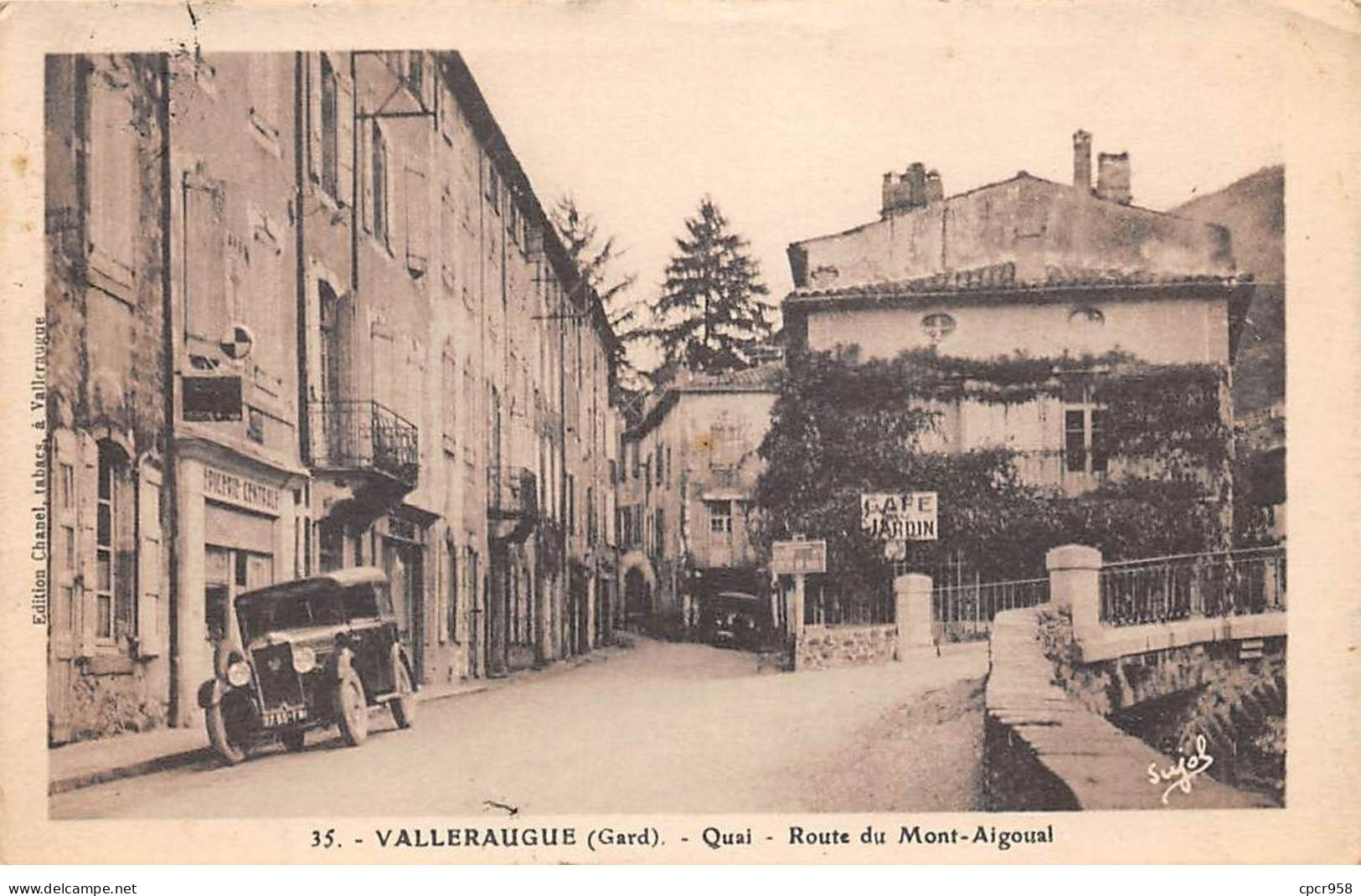 30 - Valleraugue - SAN20359 - Quai - Route Du Mont-Aigoual - Valleraugue