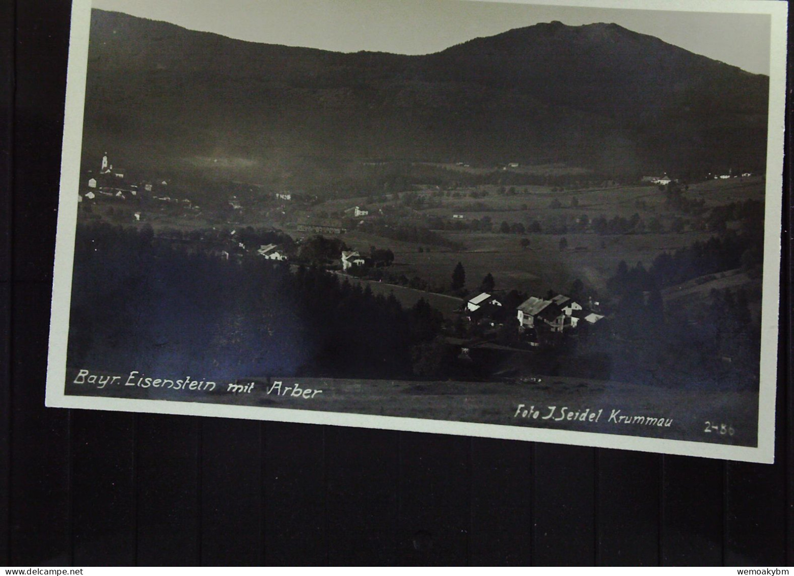 DR:  Ansichtskarte Von Bayr. Eisenstein M. Arber - Nicht Gelaufen, Um 1930 - Regen