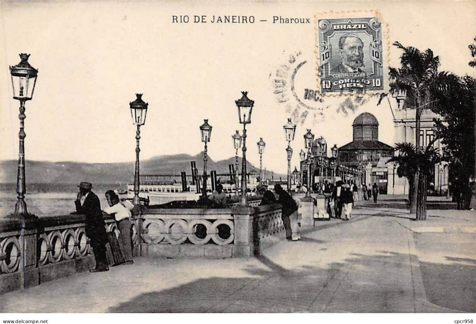 Brésil - N°78948 - RIO DE JANEIRO - Pharoux - Carte Avec Bel Affranchissement - Rio De Janeiro