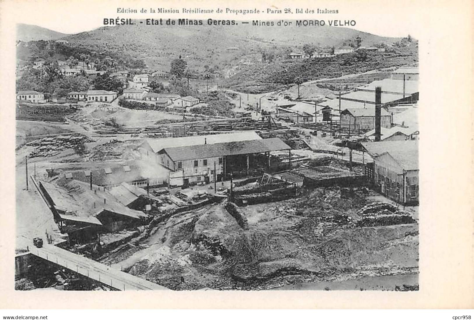 Brésil - N°78052 - Etat De Minas Geraes - Mines D'or Morro Velho - Autres