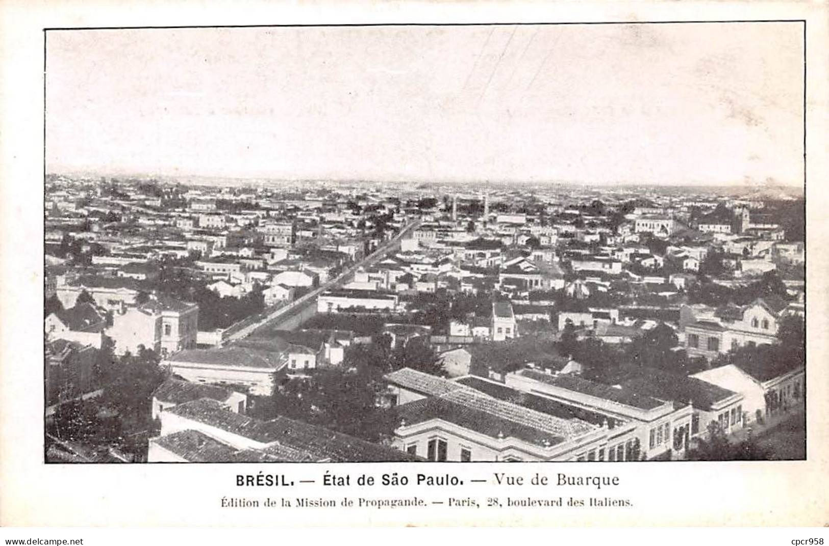 Brésil - N°78035 - Etat De SAO PAULO - Vue De Buarque - São Paulo