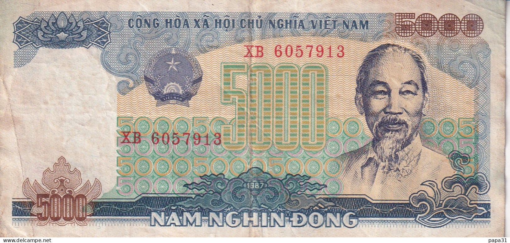 Viêt-Nam - Billet De 5000 Dong - Ho Chi Minh - - Viêt-Nam