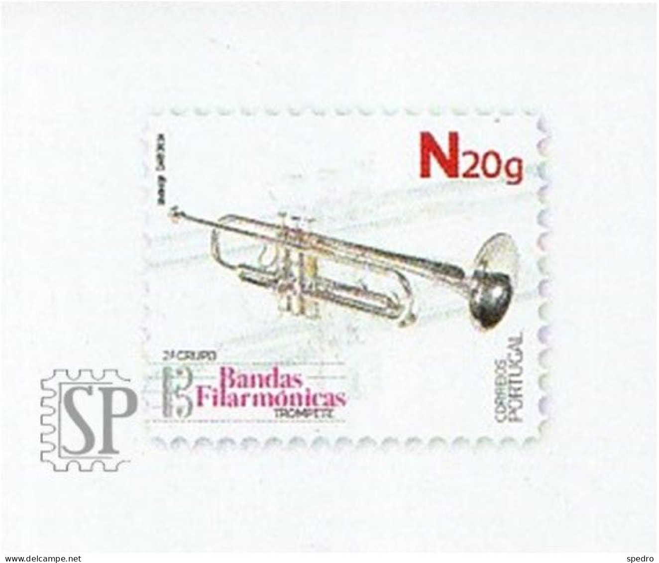 Portugal 2022 1 Bilhete Postal Instrumentos Musicais Das Bandas Filarmónicas 2.º Grupo Trompete Music Musica Musique - Postwaardestukken