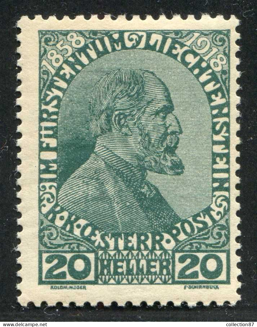 REF 090 > LIECHTENSTEIN < Yv N° 10 * * Neuf Luxe Dos Visible - MNH * * - Neufs