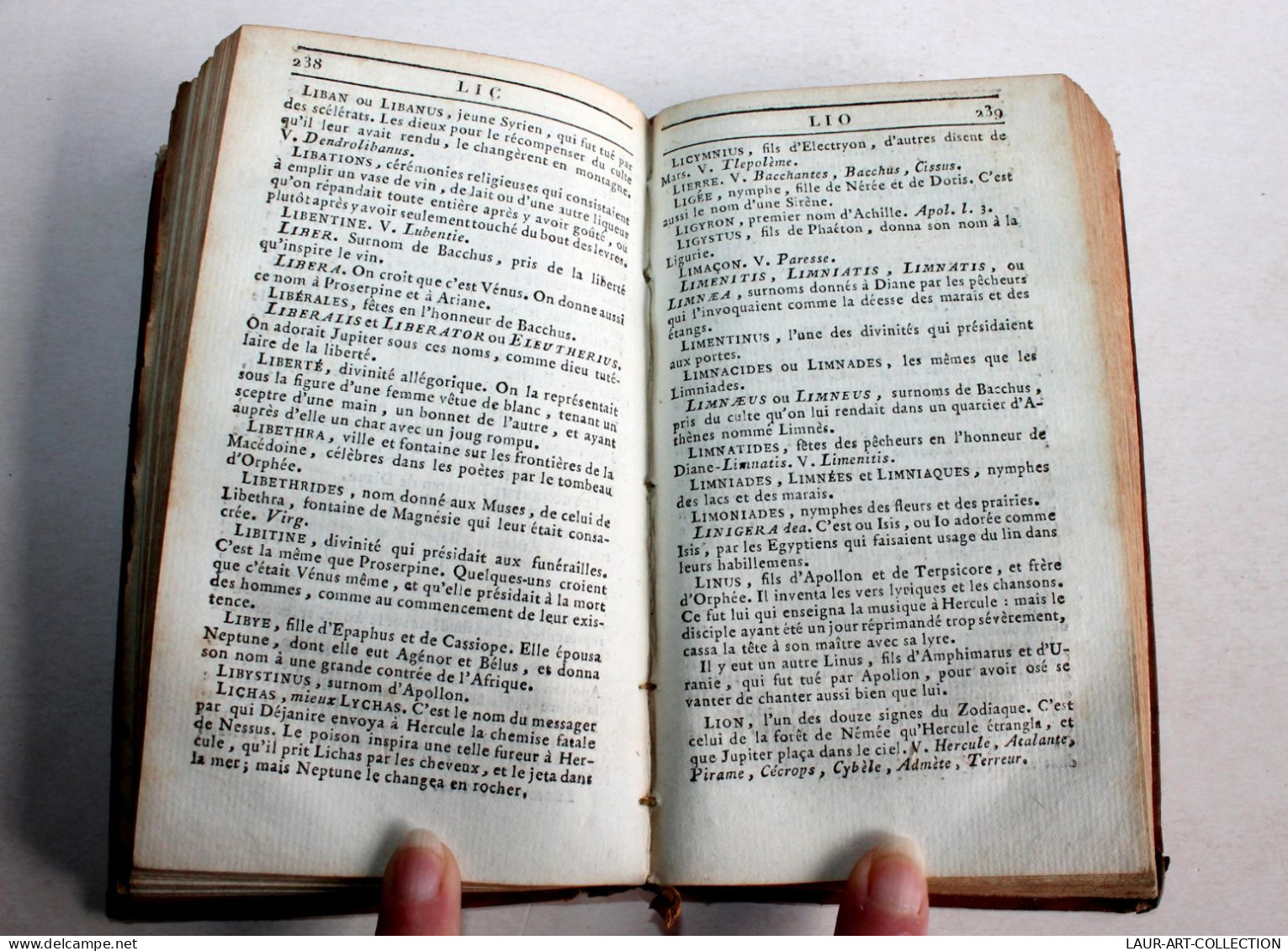 DICTIONNAIRE ABREGE DE LA FABLE Pour DES POETES De CHOMPRE NOUVELLE EDITION 1810 / ANCIEN LIVRE XIXe SIECLE (1803.116) - French Authors