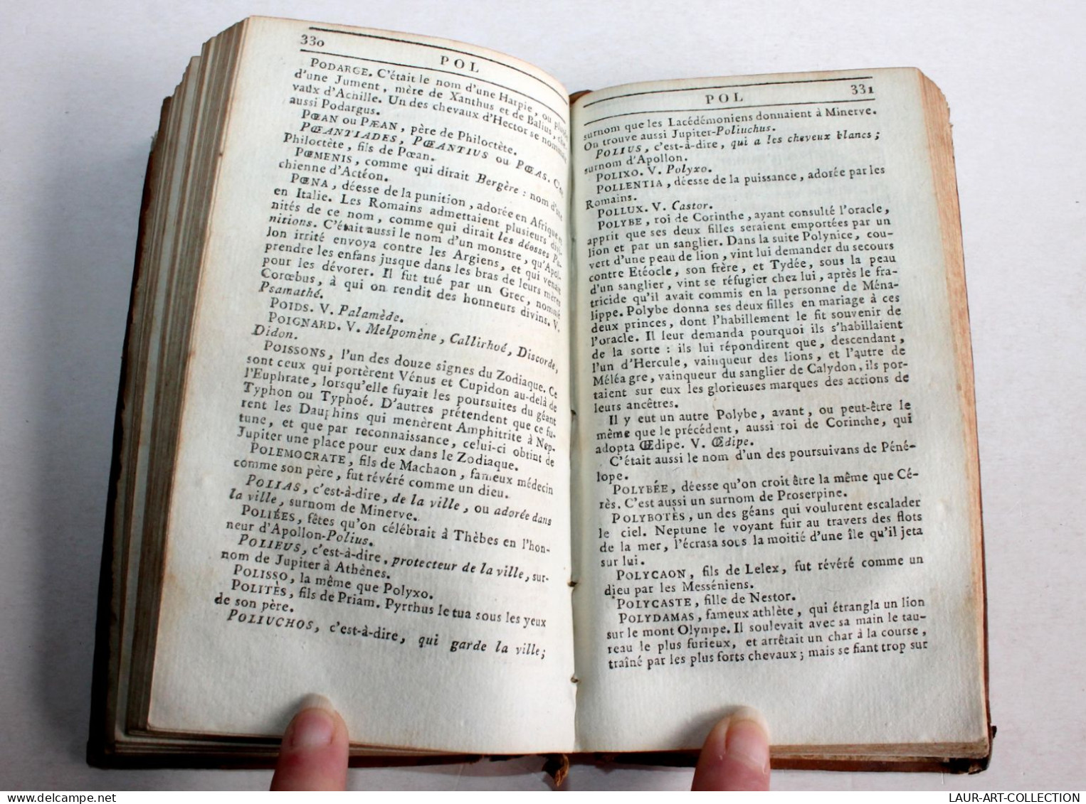 DICTIONNAIRE ABREGE DE LA FABLE Pour DES POETES De CHOMPRE NOUVELLE EDITION 1810 / ANCIEN LIVRE XIXe SIECLE (1803.116) - Französische Autoren