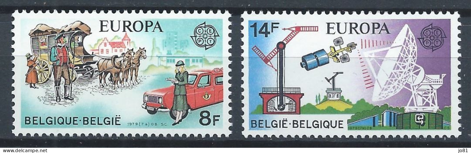 Belgique YT 1925-1926 Neuf Sans Charnière XX MNH Europa 1979 - Unused Stamps