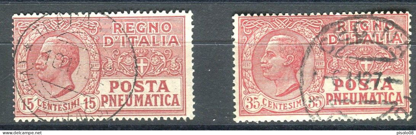 REGNO 1927-28 POSTA PNEUMATICA USATA - Rohrpost