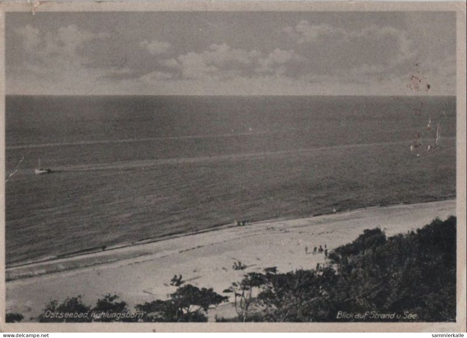 67440 - Kühlungsborn - Blick Auf Strand Und See - 1952 - Kuehlungsborn