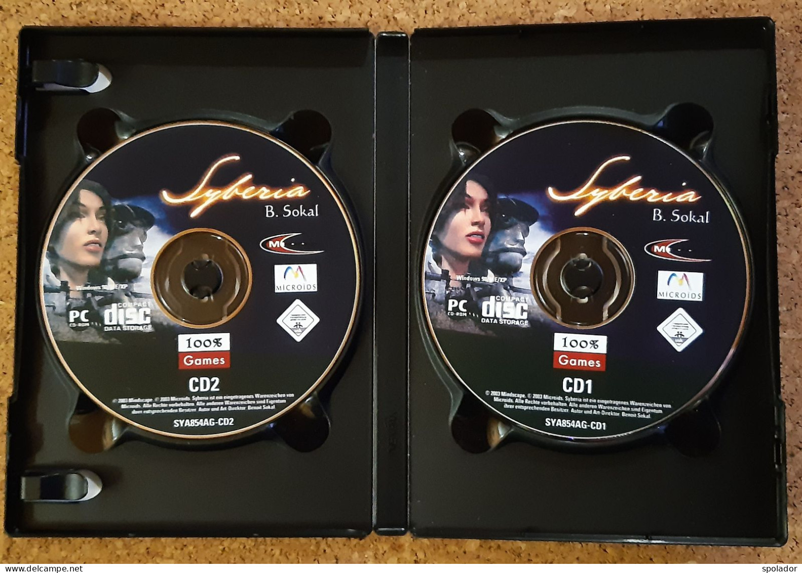 Syberia (B.Sokal)-PC CD-ROM-PC Game-2 Discs-2004-100% Games - Giochi PC