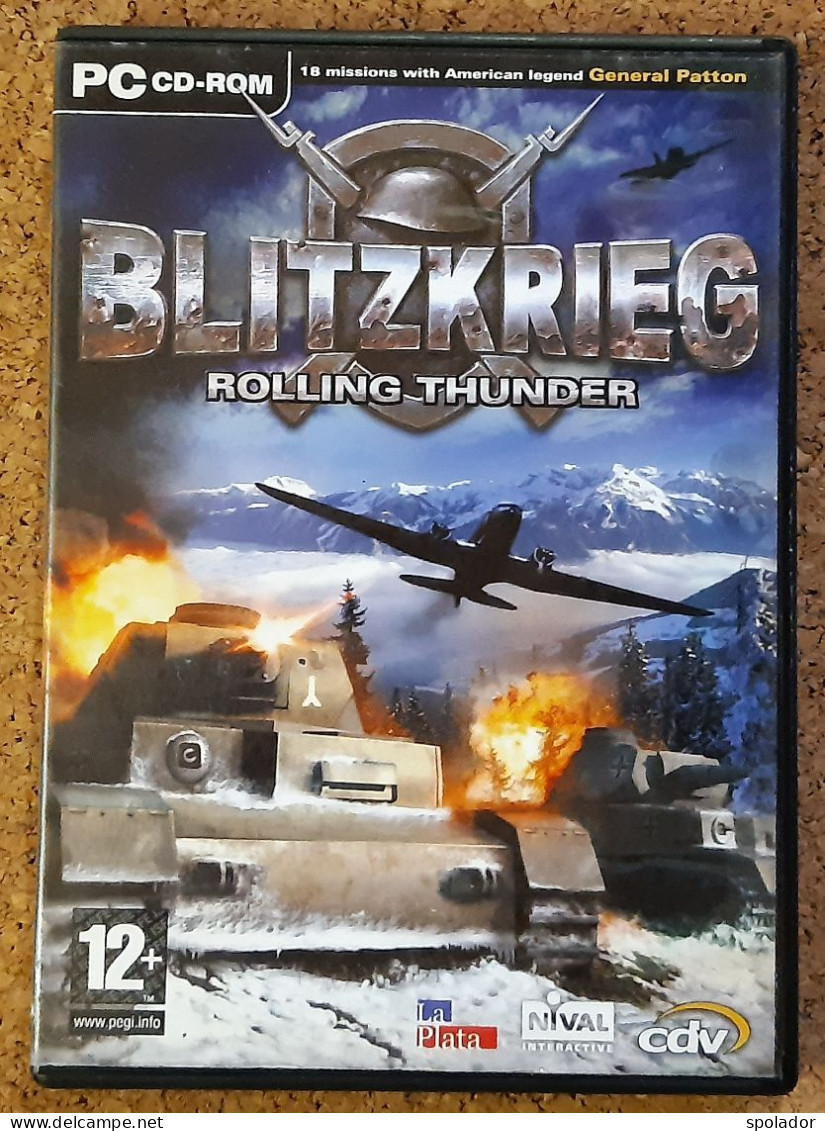 Blitzkrieg Rolling Thunder-PC CD-ROM-PC Game-2 Discs-2004-12+ - Jeux PC