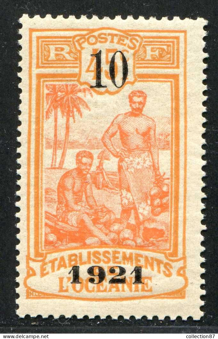 REF 090 > OCEANIE < Yv N° 45 * * Neuf Luxe Gomme Coloniale Dos Visible - MNH * * - Unused Stamps