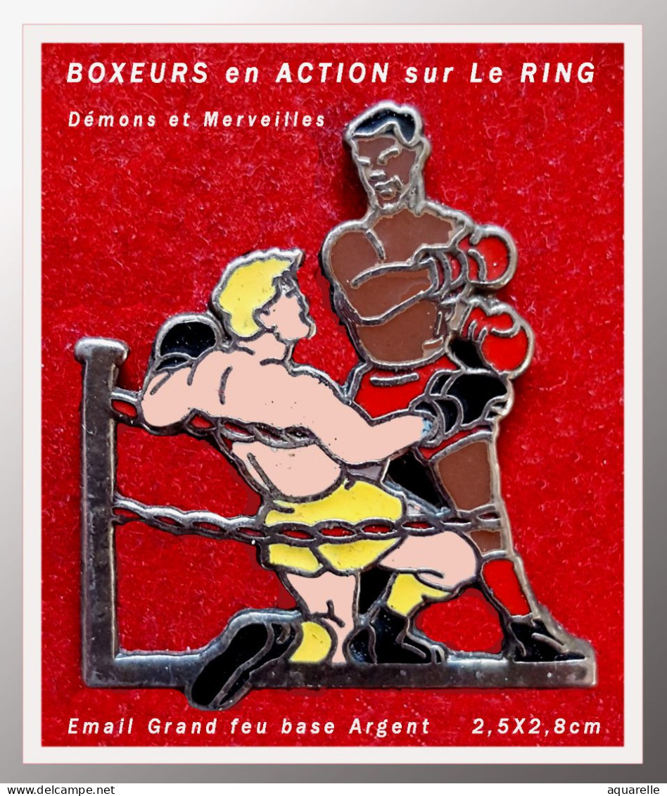 SUPER PIN'S "BOXE "DEMONS Et MERVEILLES, Format 2,5X2,8cm - Boxing