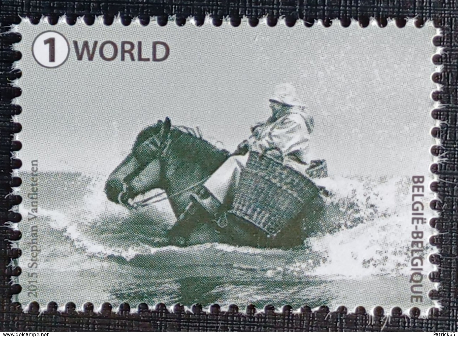 Belgie 2015 Obp.nr.4538 Garnaalvissers Te Paard - Unesco Werelderfgoed. MNH - Postfris - Unused Stamps