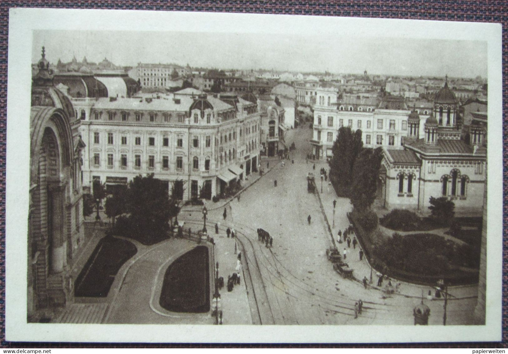 București / Bukarest / Bucharest - Calea Victoriei, Grand Hotel Si Biserica Zlatari - Romania