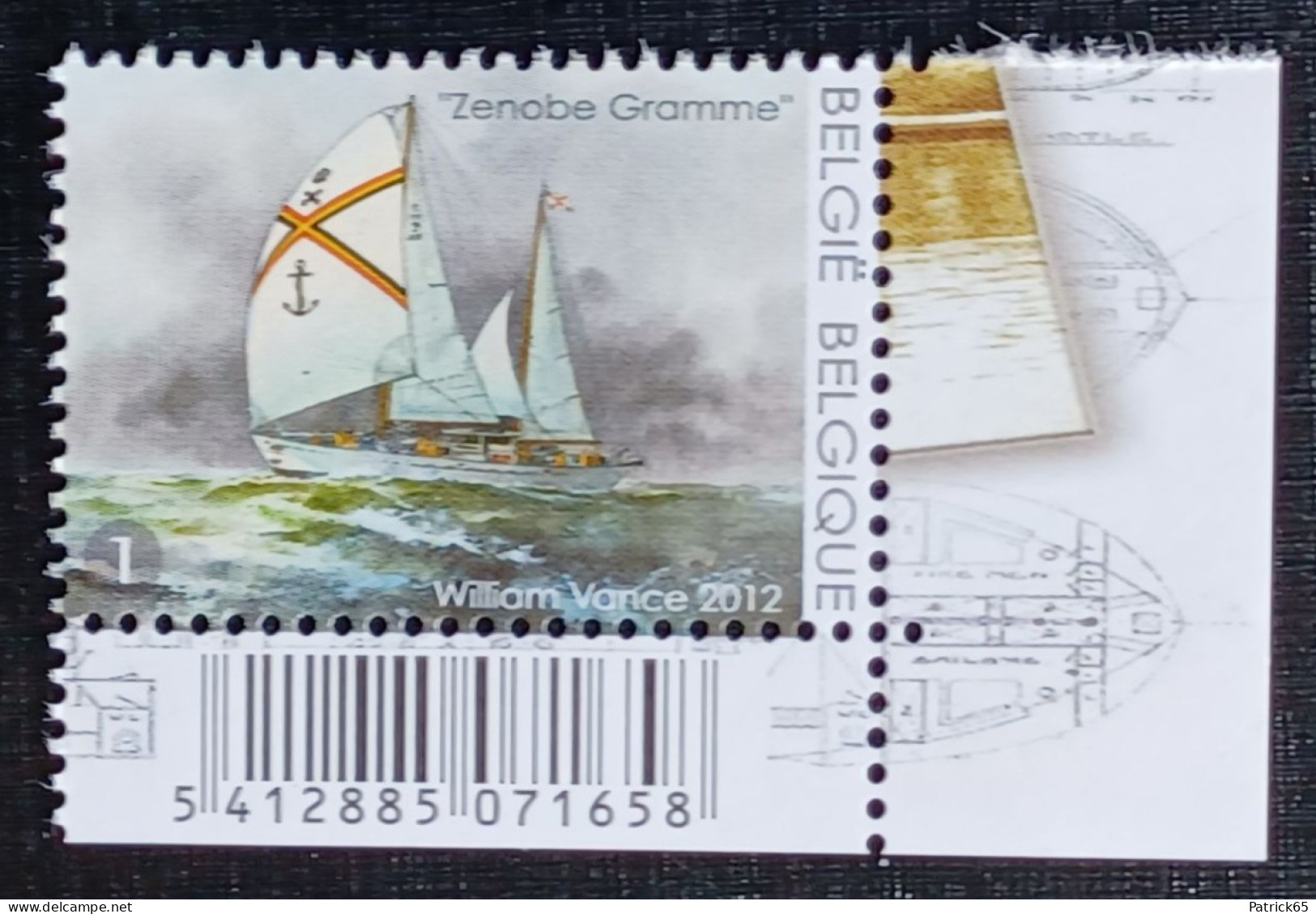 Belgie 2012 Obp.nr.4257 Zeilschip "Zenobe Gramme"  MNH - Postfris - Neufs