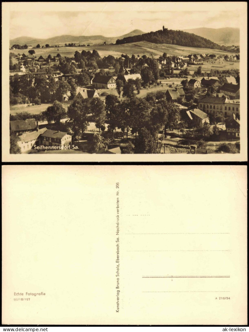 Ansichtskarte Seifhennersdorf Panorama-Ansicht Zur DDR-Zeit 1954 - Seifhennersdorf