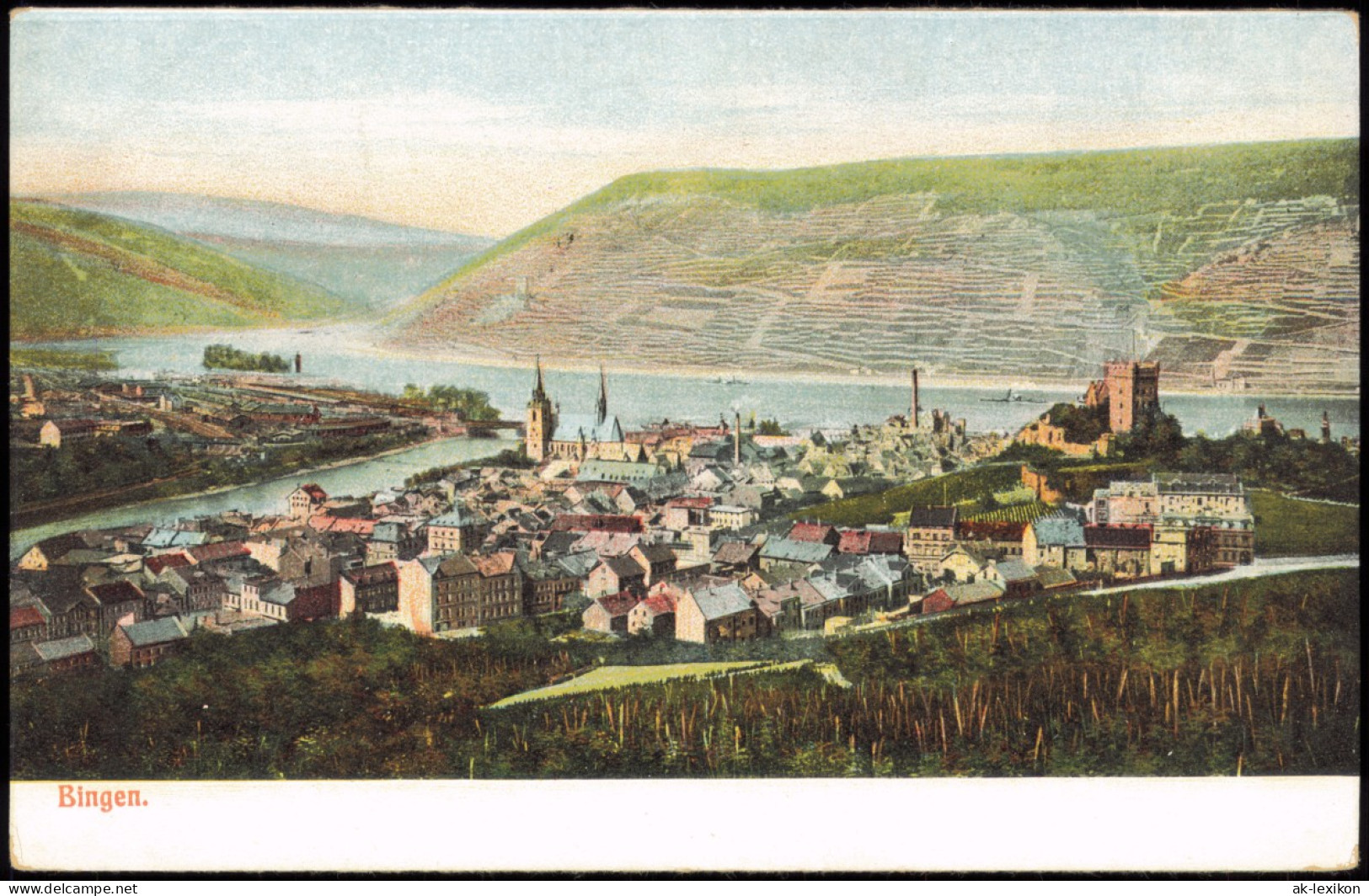 Ansichtskarte Bingen Am Rhein Blick Auf Die Stadt 1911 - Bingen